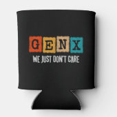 おもしろいGen X世代X世代Xerのみ気にしない 缶クーラー (裏面)