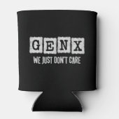 おもしろいGen X世代X世代Xerのみ気にしない 缶クーラー (裏面)