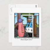 「おもしろいGet」ユ結婚したーモア・ポストカード ポストカード (正面/裏面)