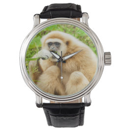 おもしろいGibbon Monkeyフォトキッズ 腕時計