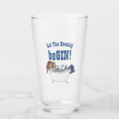 おもしろいGINスローガン – 夕べBeGINマーメイド タンブラーグラス (正面)