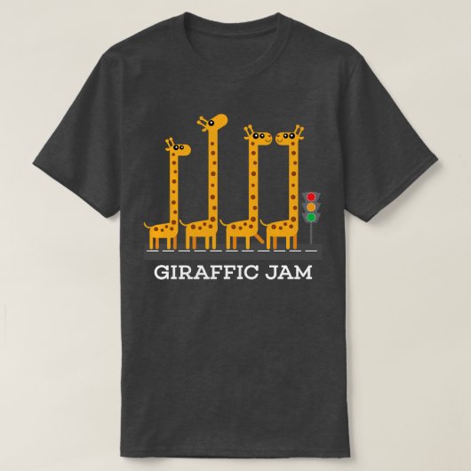 おもしろいGiraffic Jam製品キッズサファリキリン Tシャツ (デザイン正面)
