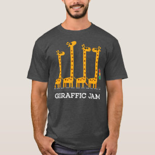 おもしろいGiraffic Jam製品キッズサファリキリン Tシャツ
