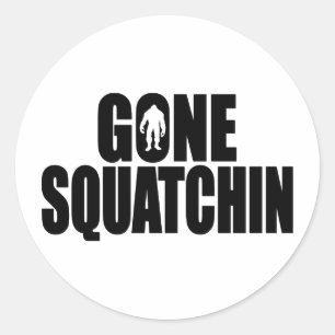 おもしろいGOD SQUATCHINデザインスペシャル*BOBO*版 ラウンドシール