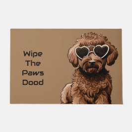 おもしろいGoldendoodle Doormat ドアマット