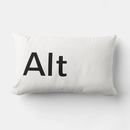 おもしろいGoogle Apple Mac Facebook Squidoo EBay Skype ランバークッション (正面)