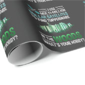 おもしろいGPS Geocache Wood Outdoor Geocaching ラッピングペーパー (ロールコーナー)