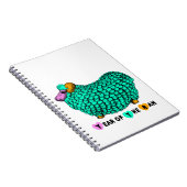 おもしろいGreen Ram年の中国の〔占星術の〕十二宮図 ノートブック (右側)