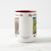 おもしろいGREEN & RED "Apple from My Student" マグカップ (中央)