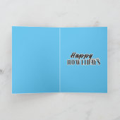 おもしろいGreyhound Santa dog Christmas fleas navidog カード (内部)