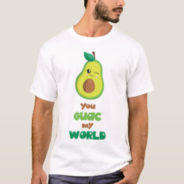 おもしろいGuac私の世界のアボカド Tシャツ
