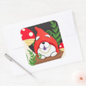 おもしろいGUY the chow格言シール スクエアシール (封筒)