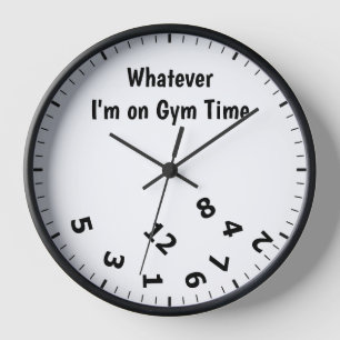 おもしろいGym Time Clockに入っているもの 壁時計