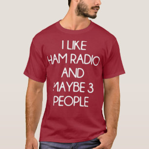 おもしろいHam Radioアマチュアヴィンテージ趣味 Tシャツ