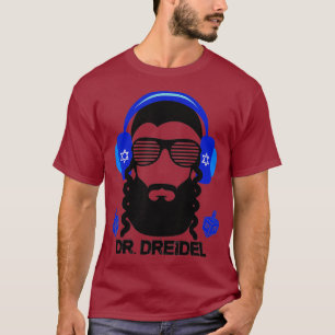 おもしろいHanukkah Hebrew Rapper DJハヌカー(ユダヤ教の祭り)Dr. Gif Tシャツ