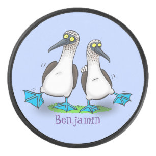 おもしろいhappy blue footed boobies踊り漫画 アイスホッケーパック