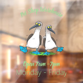 おもしろいhappy blue footed boobies踊り漫画 ウィンドウサイン (シート2)