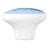 おもしろいhappy blue footed boobies踊り漫画 セラミックノブ (側面)