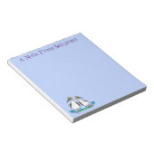 おもしろいhappy blue footed boobies踊り漫画 ノートパッド (アングル)