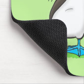 おもしろいhappy blue footed boobies踊り漫画 マウスパッド (コーナー)