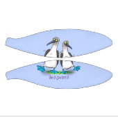 おもしろいhappy blue footed boobies踊り漫画 ミニバスケットボール (パネル)