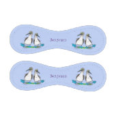 おもしろいhappy blue footed boobies踊り漫画 野球ボール (パネル)