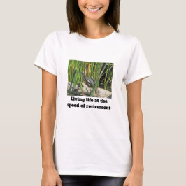 おもしろいHappy Retimentユーモアのある Turtle写真 Tシャツ