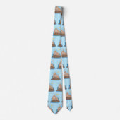 おもしろいhappy walrus cartoonイラストレーション ネクタイ (正面)