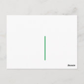 おもしろいHELLOはがき ポストカード (裏面)