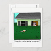 おもしろいHi & Helloユーモアポストカード ポストカード (正面/裏面)