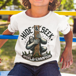おもしろいHide & Seek World Champion Bigfoot T-Shirt Tシャツ