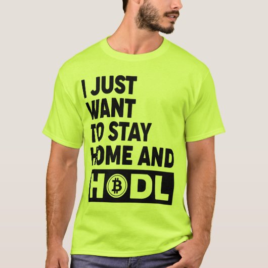 おもしろいHodl Bitcoin Crypto Gift Shirt（両面） Tシャツ (正面)
