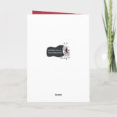 おもしろいHoliday Cat Card, Catnip is for Pussies シーズンカード (裏面)