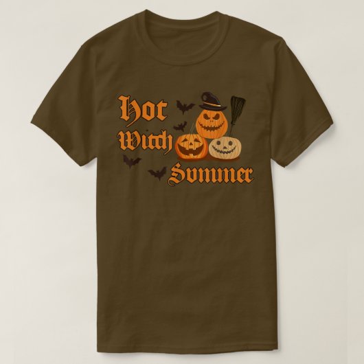 おもしろいHot Witchサマーアパレル968 Tシャツ (デザイン正面)