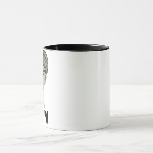 "おもしろいHUMM" Mug – 皮肉アラビア語キャラクターDesi マグカップ (中央)