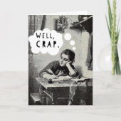 おもしろいI恋しく思ユーヴィンテージイラストレーション カード (正面)