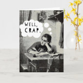 おもしろいI恋しく思ユーヴィンテージイラストレーション カード (黄色い花)