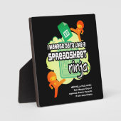 おもしろいI管理データのスプレッドシート忍者 フォトプラーク (正面)