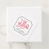 おもしろいI do BBQブライダルシャワー フェイバータグ (インサイチュ)