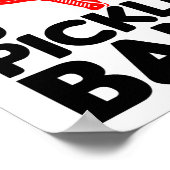 おもしろいI Love Pickleballハート ポスター (角)