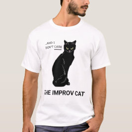 おもしろいImprov Cat:Yesと…私は気に Tシャツ