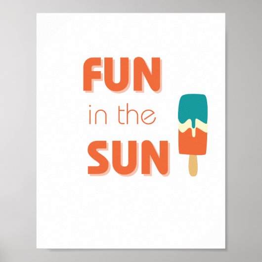 おもしろいin sunポスター&プリント ポスター (正面)