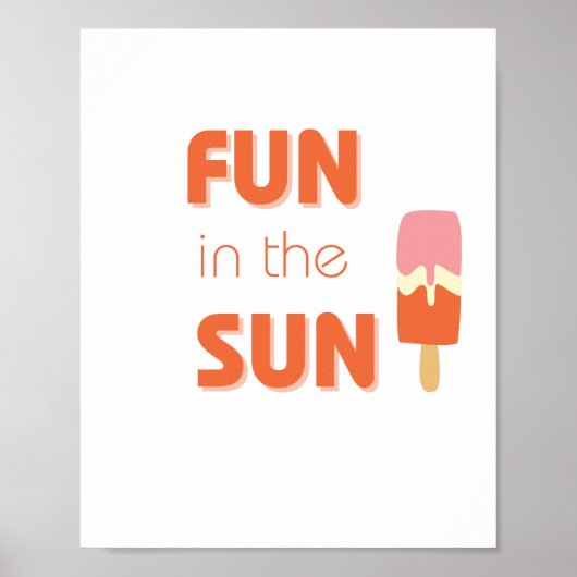 おもしろいin sunポスター&プリント ポスター (正面)