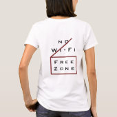 おもしろいInternet T-Shirt Offline -カスタム文字 Tシャツ (裏面)