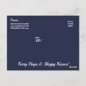 「おもしろいIt's A」という新しいペットのアナウンス ポストカード (裏面)