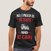 おもしろいJesus RCカー Tシャツ (正面)