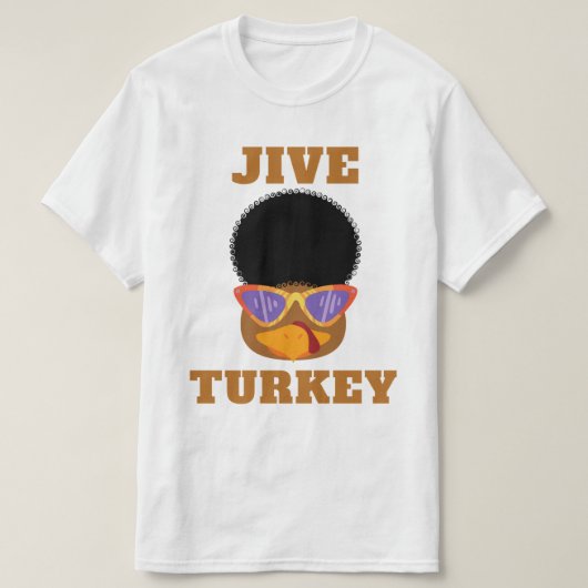 おもしろいJive Turkey Thanksgiving基本Tシャツ Tシャツ (デザイン正面)