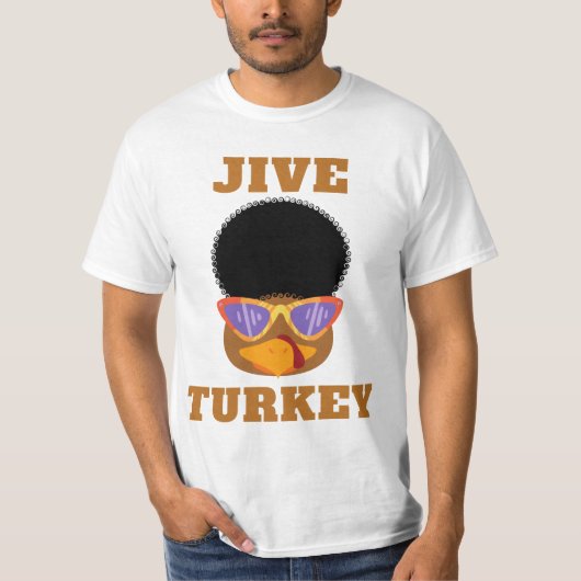 おもしろいJive Turkey Thanksgiving基本Tシャツ Tシャツ (正面)