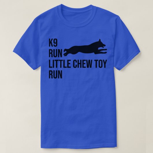 おもしろいK9犬K9警察犬レトロ Tシャツ (デザイン正面)