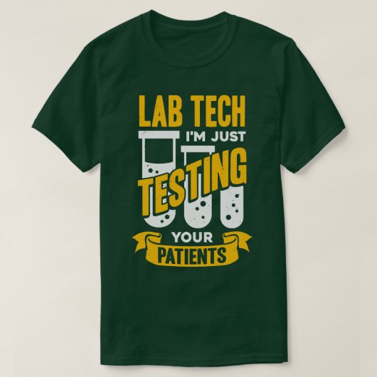 おもしろいLab Tech Laboratory Technician Gift Tシャツ (デザイン正面)